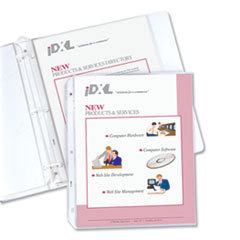 100 Pc Sheet Protector-Ring Binder: Clear